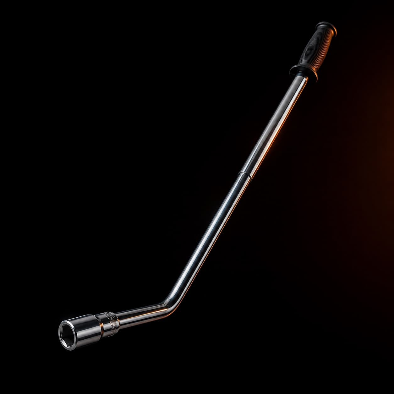 The wrench fully extended